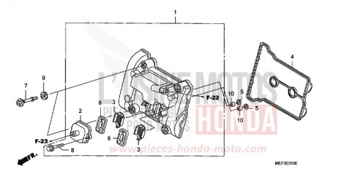 CYLINDER HEAD COVER FJS400A9 de 2009